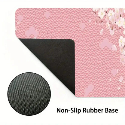kawaiies-softtoys-plushies-kawaii-plush-Pink Sakura Blossom Large Mouse Pad Home Decor 