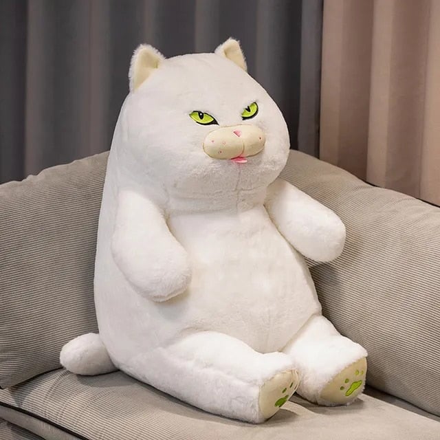 kawaiies-softtoys-plushies-kawaii-plush-Poe the Grumpy Cat Plushie Soft toy White 30cm 