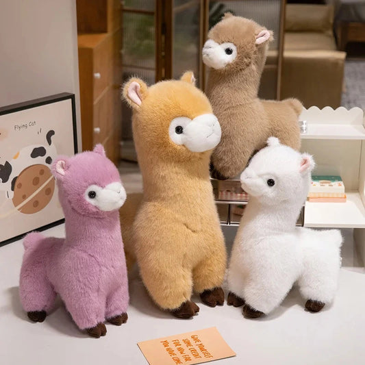 kawaiies-softtoys-plushies-kawaii-plush-Pompom Alpaca Plushie Family Soft toy 