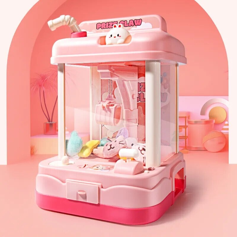 kawaiies-softtoys-plushies-kawaii-plush-Prize Claw Bunny & Bear Mini Claw Machine | NEW Toys 