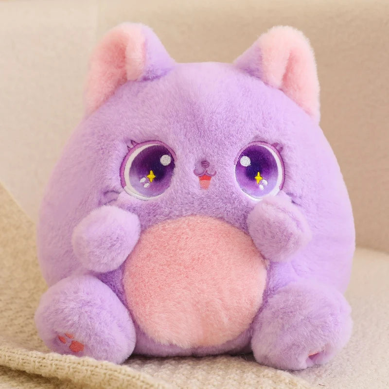 Purple cat plush toy shop