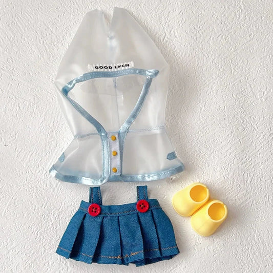 kawaiies-softtoys-plushies-kawaii-plush-Rainy Day Raincoat and Wellies Labubu Outfit Accessories 