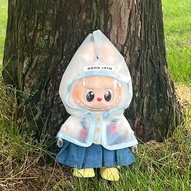 kawaiies-softtoys-plushies-kawaii-plush-Rainy Day Raincoat and Wellies Labubu Outfit Accessories 