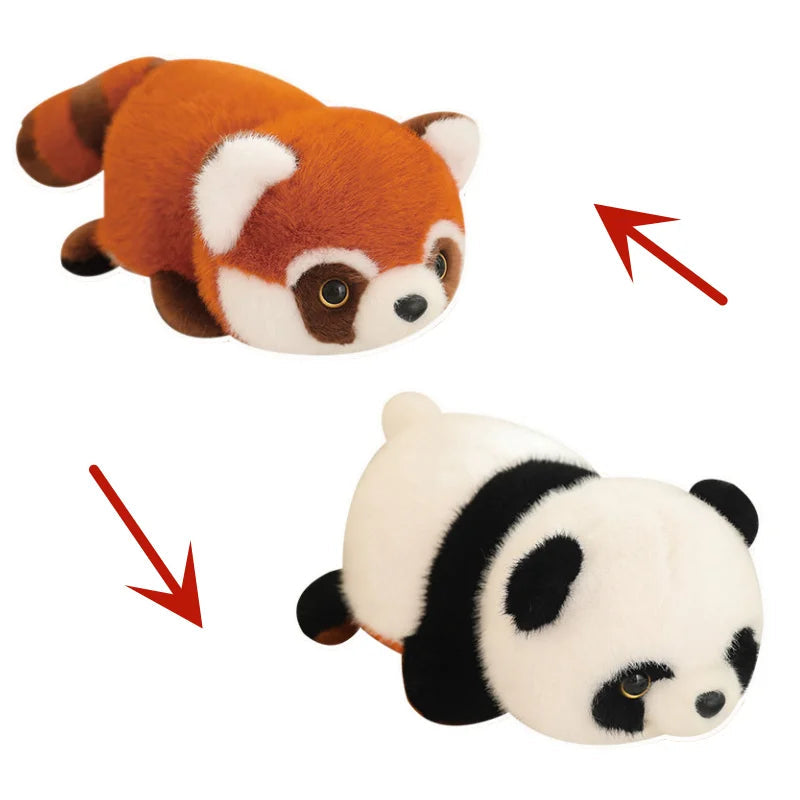 Reversible Red Panda to Panda Plush Kawaiies