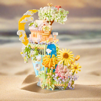 kawaiies-softtoys-plushies-kawaii-plush-Romantic Waterfall Orchard Villa Micro Building Blocks With Light Build it 