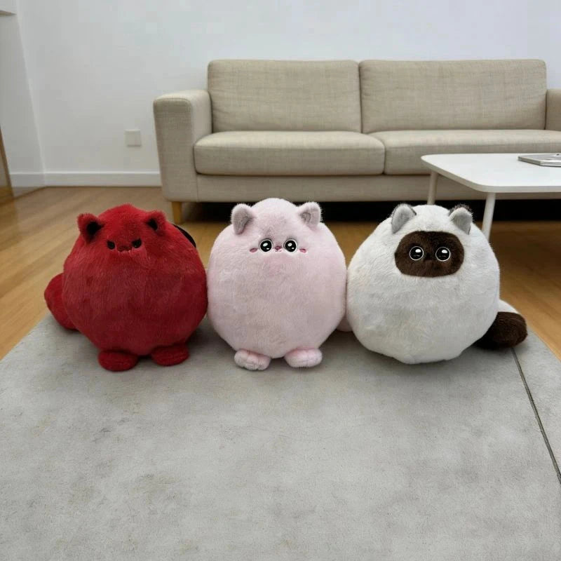 kawaiies-softtoys-plushies-kawaii-plush-Round Chubby Cat Angel Plush Soft toy 