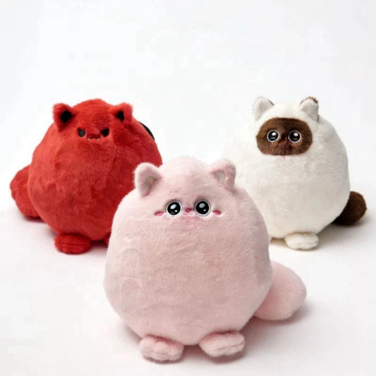 kawaiies-softtoys-plushies-kawaii-plush-Round Chubby Cat Angel Plush Soft toy 