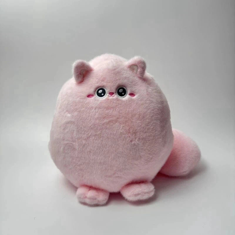 kawaiies-softtoys-plushies-kawaii-plush-Round Chubby Cat Angel Plush Soft toy Pink 
