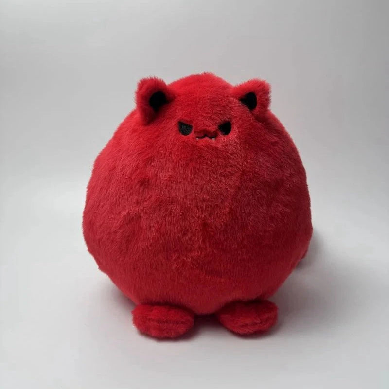 kawaiies-softtoys-plushies-kawaii-plush-Round Chubby Cat Angel Plush Soft toy Red 