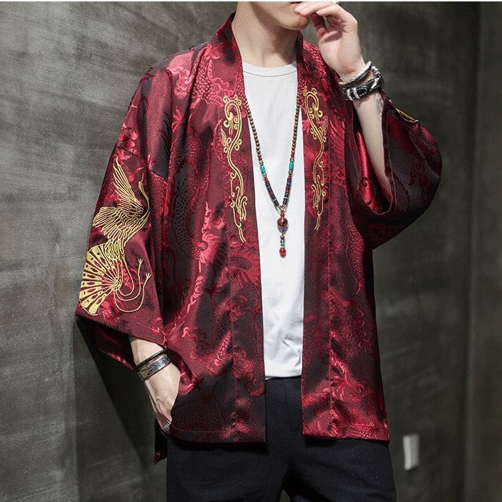 kawaiies-softtoys-plushies-kawaii-plush-Royal Red or Imperial White Crane Kimono Kimono 