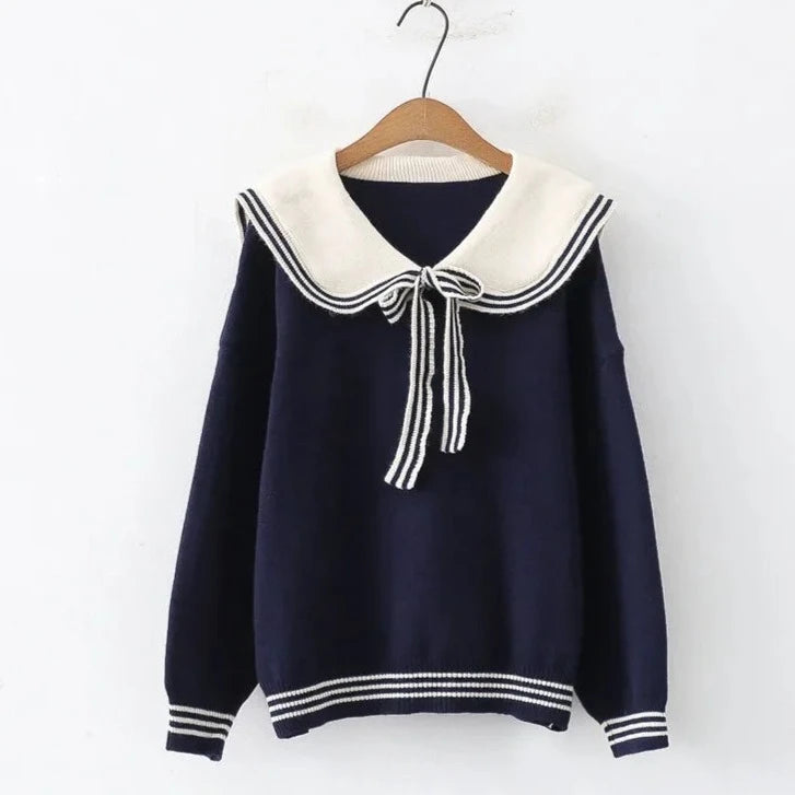 kawaiies-softtoys-plushies-kawaii-plush-Sailor Moon Inspired Collar Long Sleeve Cardigan Apparel Navy 