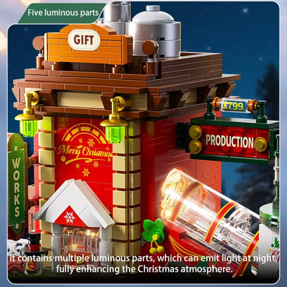 kawaiies-softtoys-plushies-kawaii-plush-Santa’s Workshop Mechanical Factory Christmas Building Set Build it 