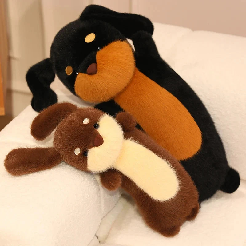 kawaiies-softtoys-plushies-kawaii-plush-Sausage Dog Long Snuggle Buddy Soft toy 