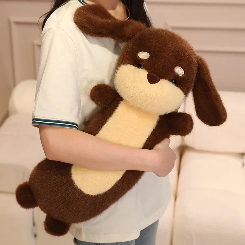 kawaiies-softtoys-plushies-kawaii-plush-Sausage Dog Long Snuggle Buddy Soft toy 