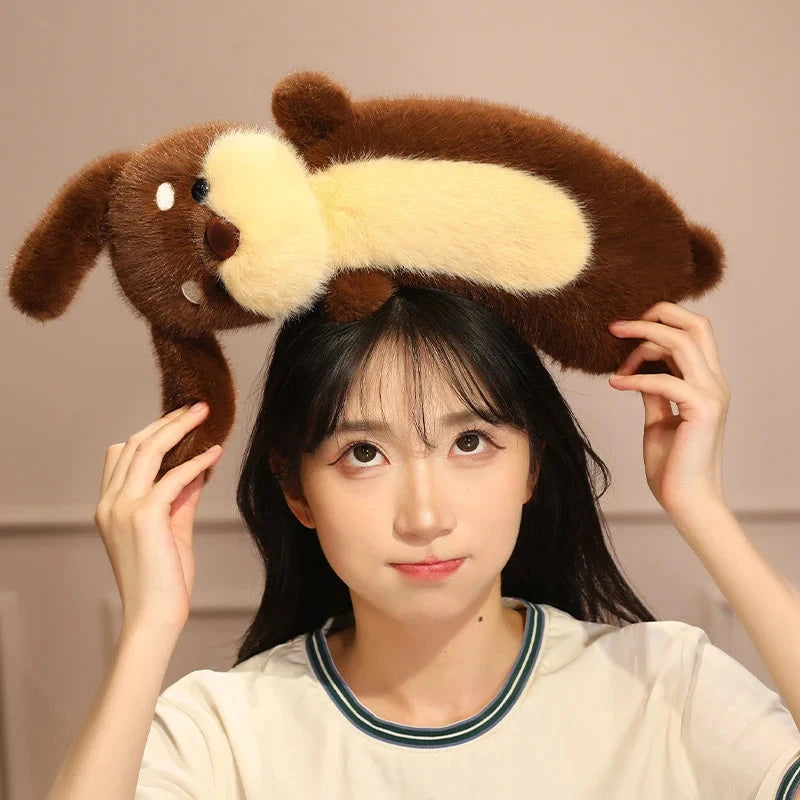 kawaiies-softtoys-plushies-kawaii-plush-Sausage Dog Long Snuggle Buddy Soft toy 