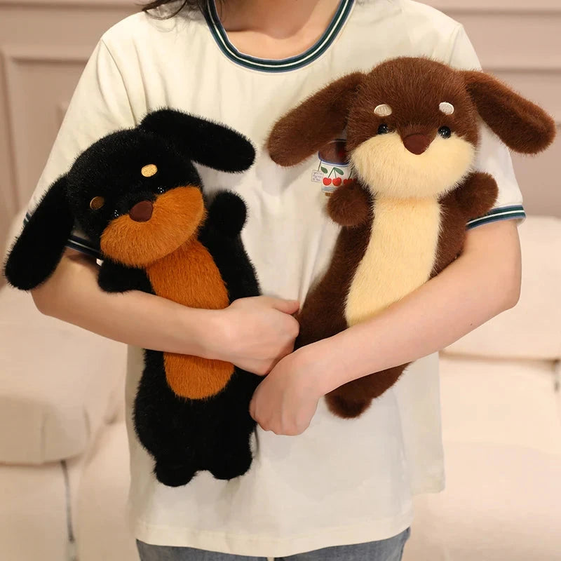 kawaiies-softtoys-plushies-kawaii-plush-Sausage Dog Long Snuggle Buddy Soft toy 