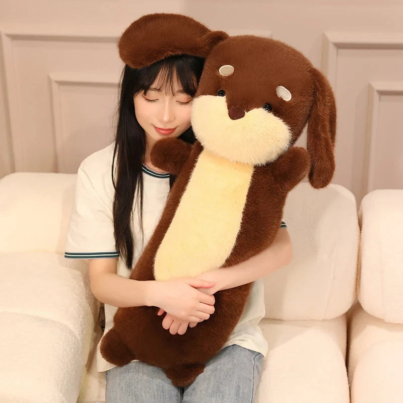 kawaiies-softtoys-plushies-kawaii-plush-Sausage Dog Long Snuggle Buddy Soft toy 