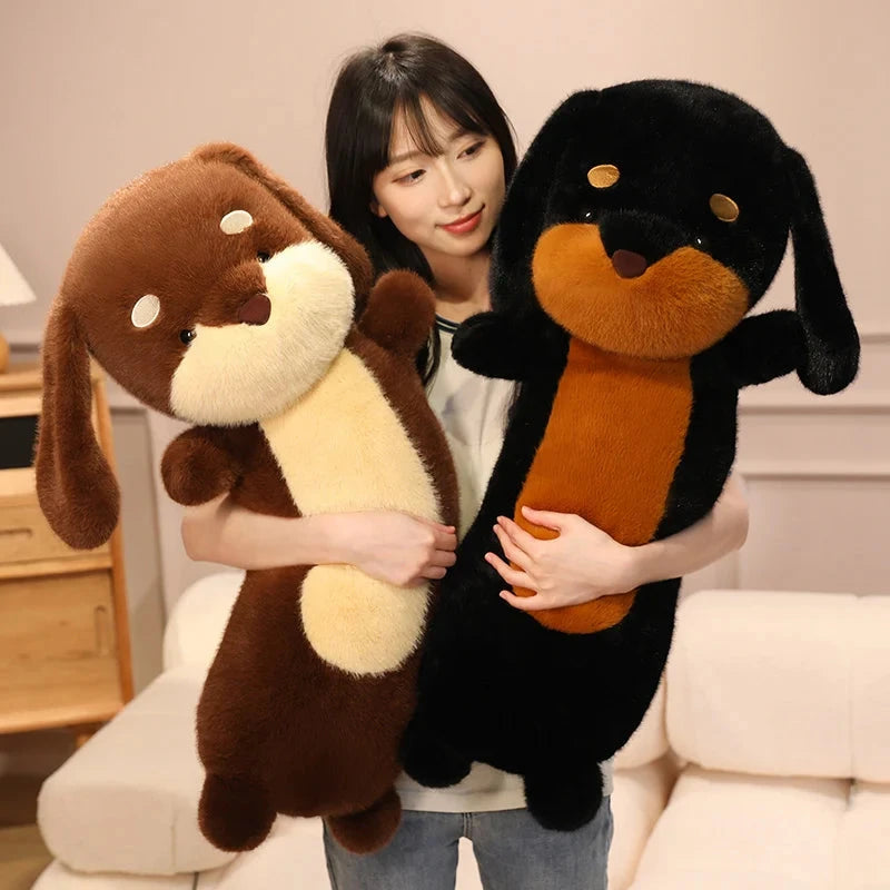 kawaiies-softtoys-plushies-kawaii-plush-Sausage Dog Long Snuggle Buddy Soft toy 