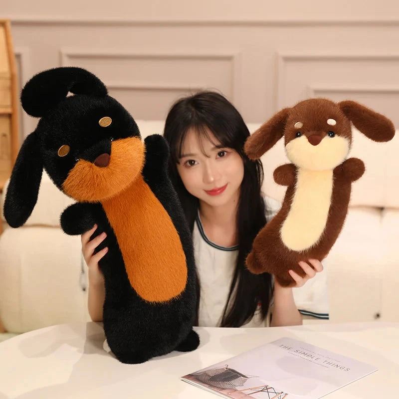 kawaiies-softtoys-plushies-kawaii-plush-Sausage Dog Long Snuggle Buddy Soft toy 