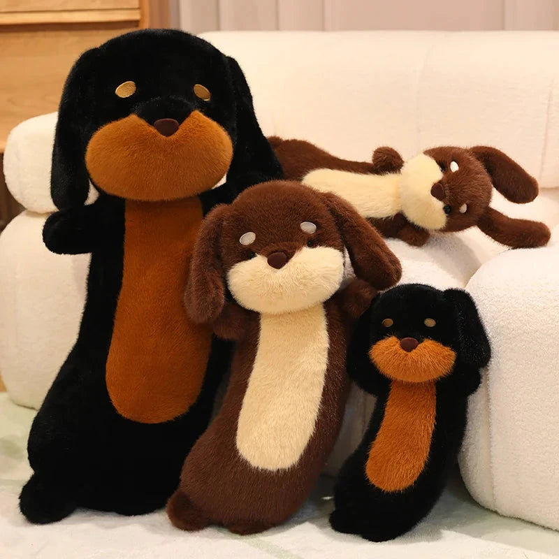kawaiies-softtoys-plushies-kawaii-plush-Sausage Dog Long Snuggle Buddy Soft toy 