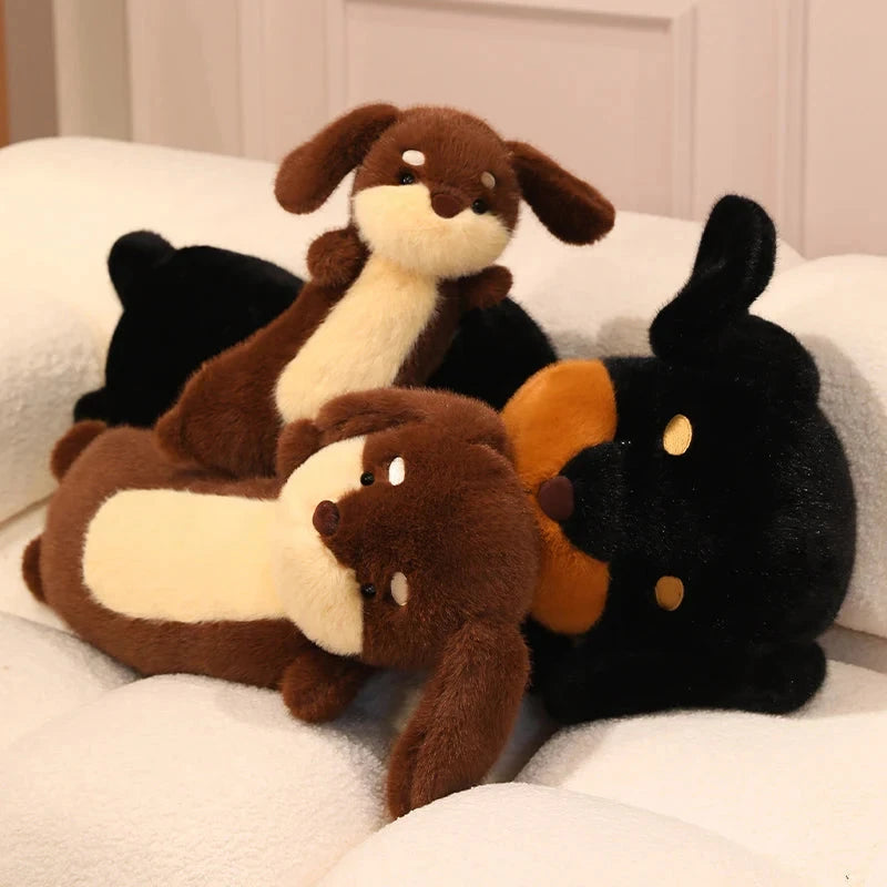kawaiies-softtoys-plushies-kawaii-plush-Sausage Dog Long Snuggle Buddy Soft toy 