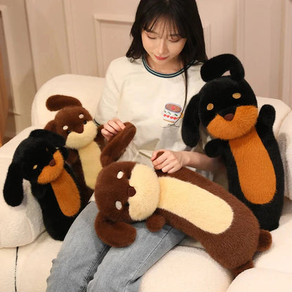 kawaiies-softtoys-plushies-kawaii-plush-Sausage Dog Long Snuggle Buddy Soft toy 