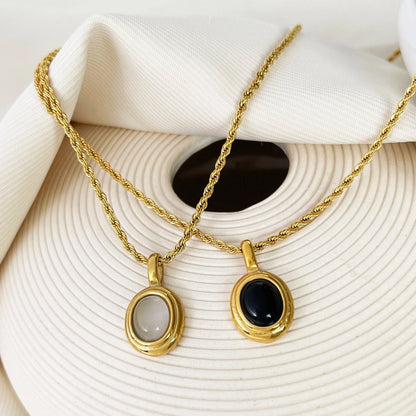 kawaiies-softtoys-plushies-kawaii-plush-Selene Oval Pendant Necklace Jewelry 