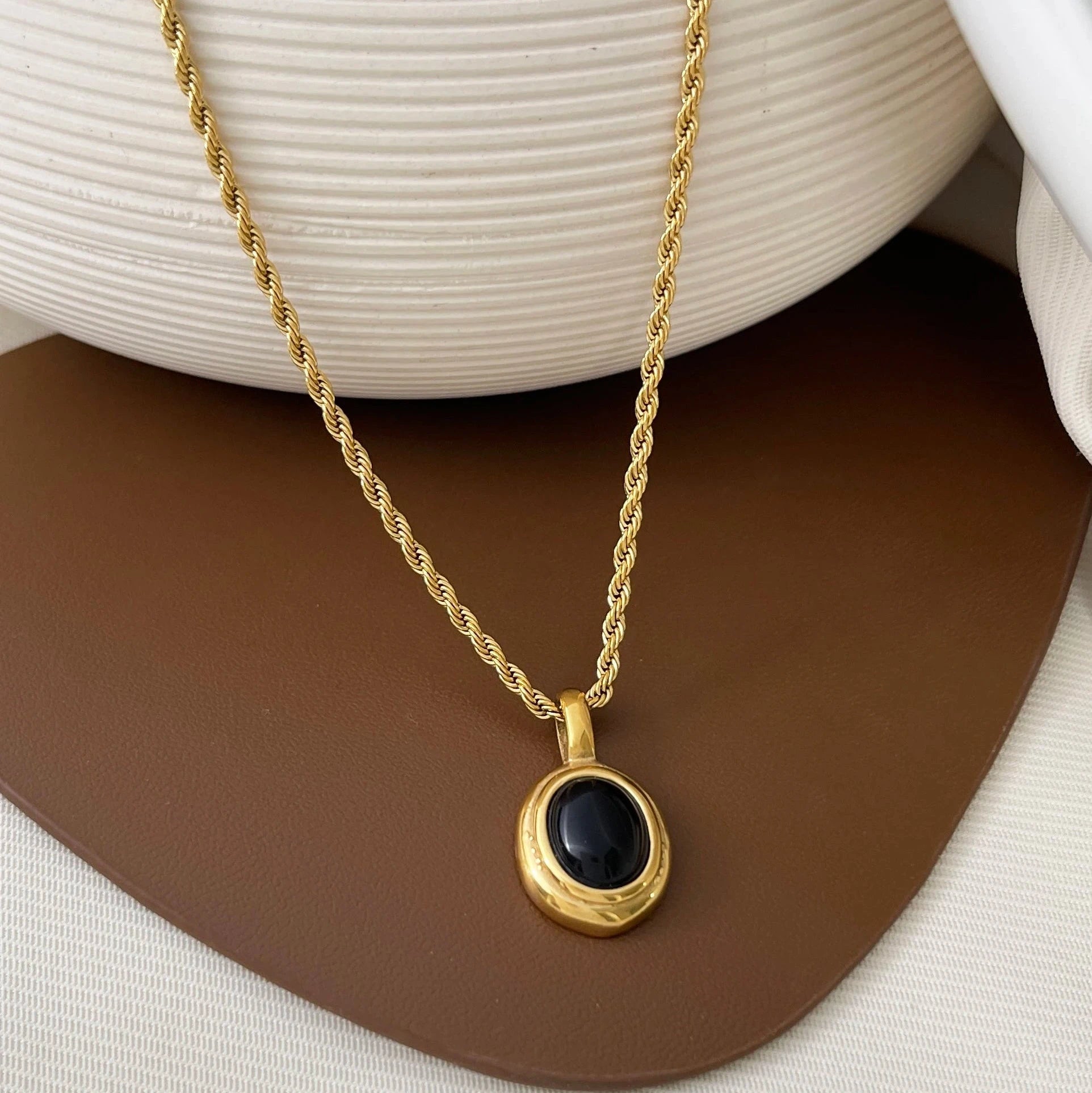 kawaiies-softtoys-plushies-kawaii-plush-Selene Oval Pendant Necklace Jewelry 