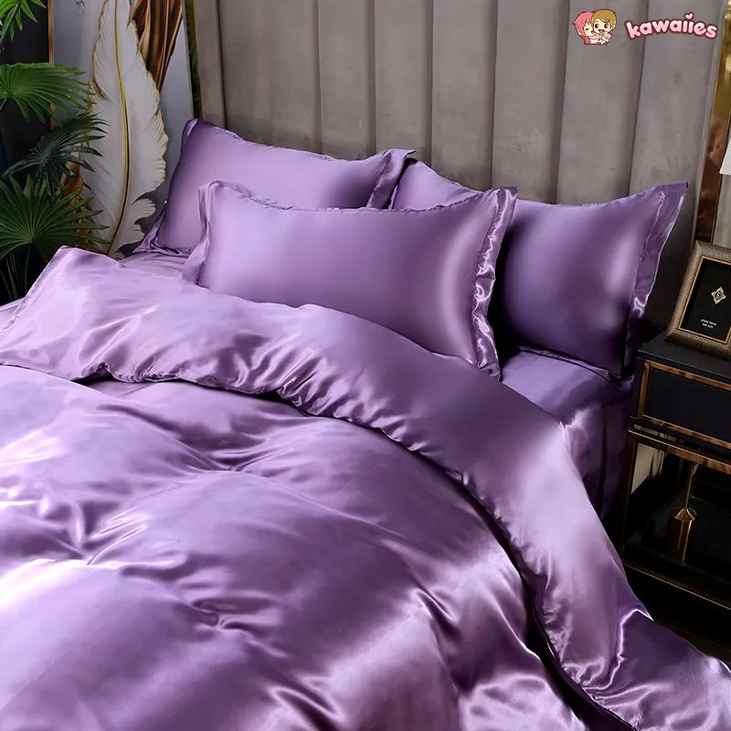 Purple silk blanket online