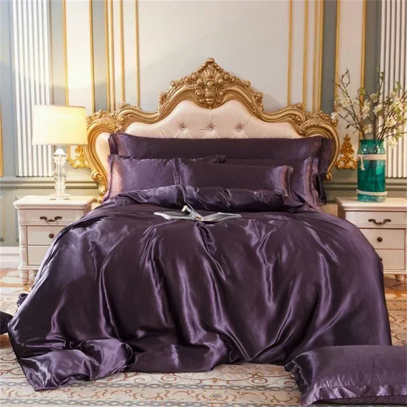 Purple silk blanket hotsell