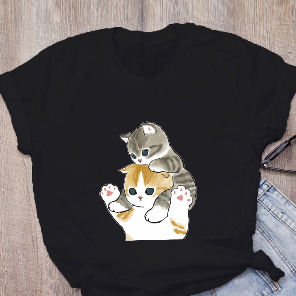 kawaiies-softtoys-plushies-kawaii-plush-Shark Cat and Buddies Tee Tops 