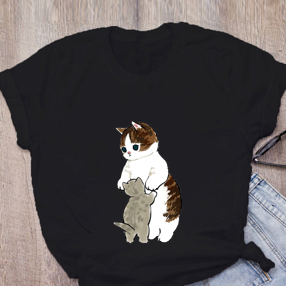 Shark deals kitten shirt