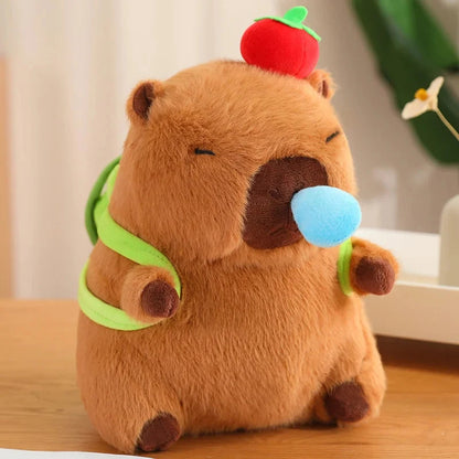 kawaiies-softtoys-plushies-kawaii-plush-Silly Capybara Toast Turtle Snotty Plushie Family Soft toy Dark Turtle Snot Apple 30cm 