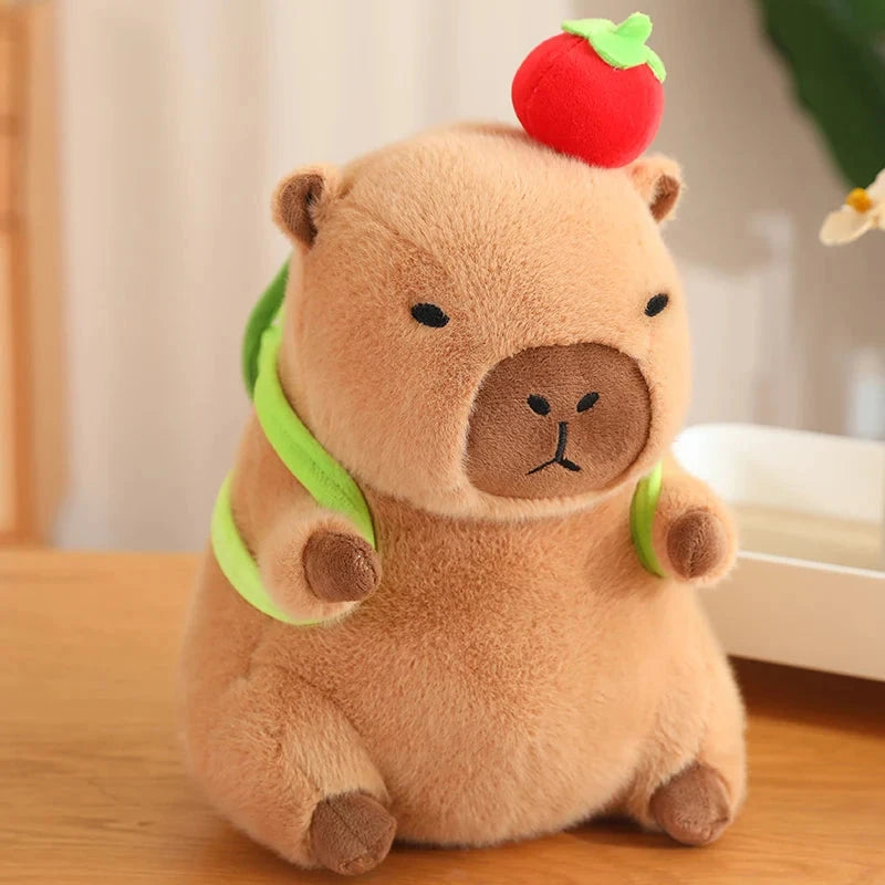 kawaiies-softtoys-plushies-kawaii-plush-Silly Capybara Toast Turtle Snotty Plushie Family Soft toy Light Turtle Apple 30cm 