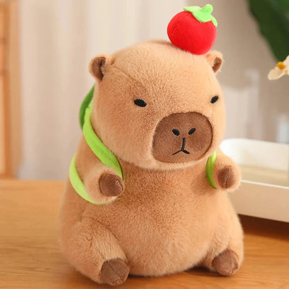 kawaiies-softtoys-plushies-kawaii-plush-Silly Capybara Toast Turtle Snotty Plushie Family Soft toy Light Turtle Apple 30cm 