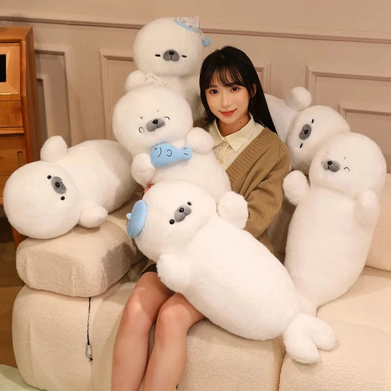 kawaiies-softtoys-plushies-kawaii-plush-Sleepy Seal Plush Squad Soft toy 