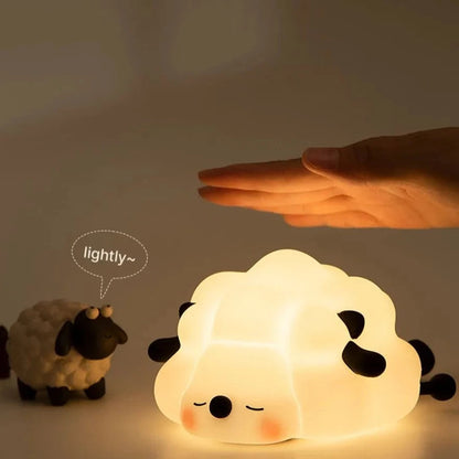 kawaiies-softtoys-plushies-kawaii-plush-Sleepy Sheep Bunny Panda LED Night Light Collection Home Decor 