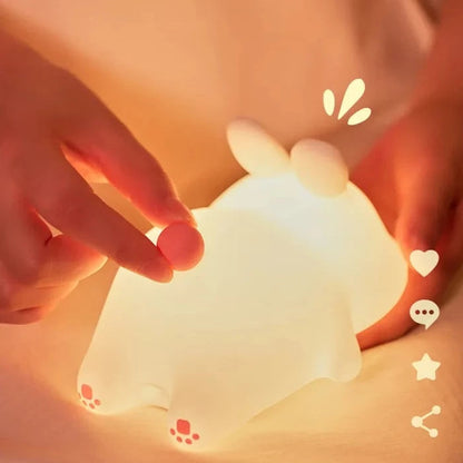 kawaiies-softtoys-plushies-kawaii-plush-Sleepy Sheep Bunny Panda LED Night Light Collection Home Decor 