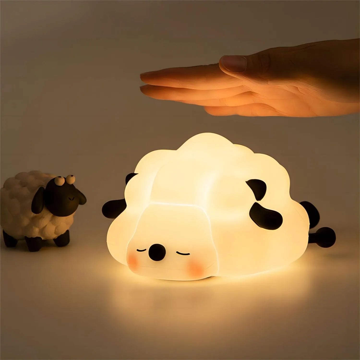 kawaiies-softtoys-plushies-kawaii-plush-Sleepy Sheep Bunny Panda LED Night Light Collection Home Decor 