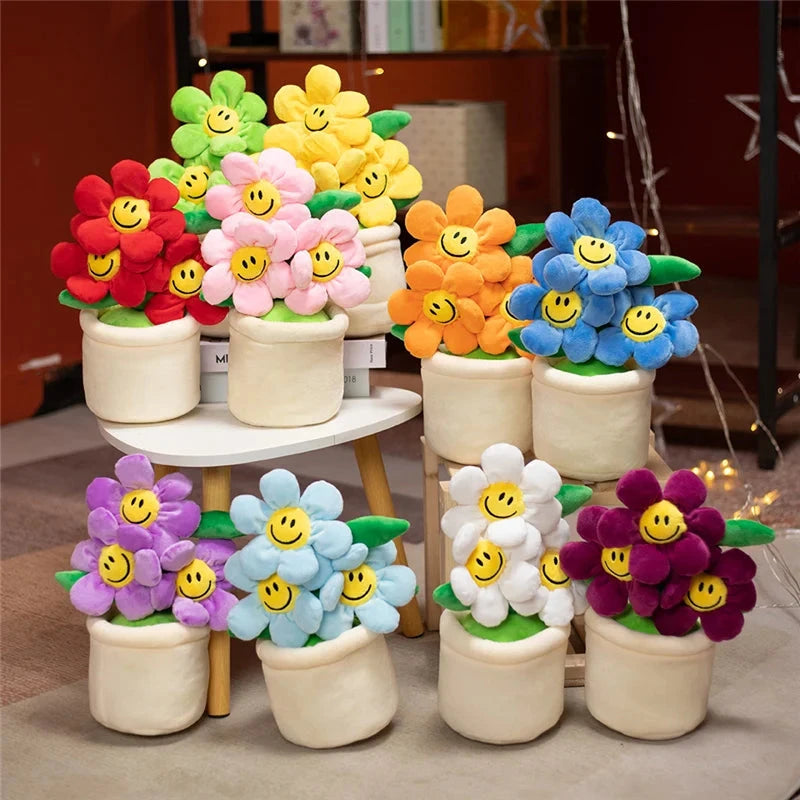 kawaiies-softtoys-plushies-kawaii-plush-Smiling Sunflower Flowerpot Plush Soft toy 