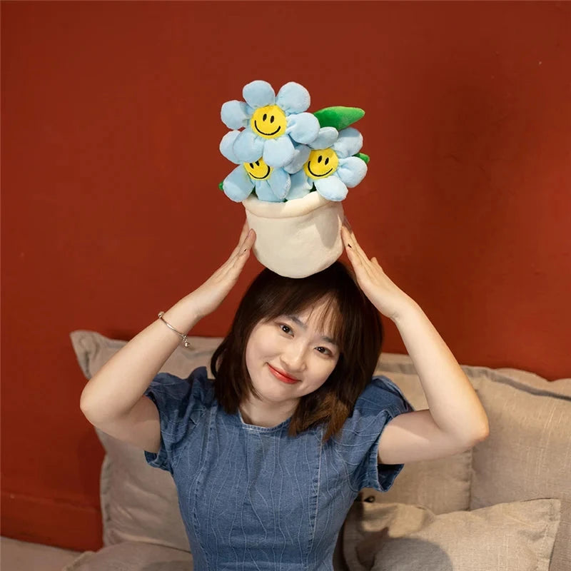 kawaiies-softtoys-plushies-kawaii-plush-Smiling Sunflower Flowerpot Plush Soft toy 