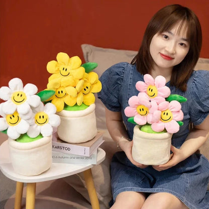 kawaiies-softtoys-plushies-kawaii-plush-Smiling Sunflower Flowerpot Plush Soft toy 