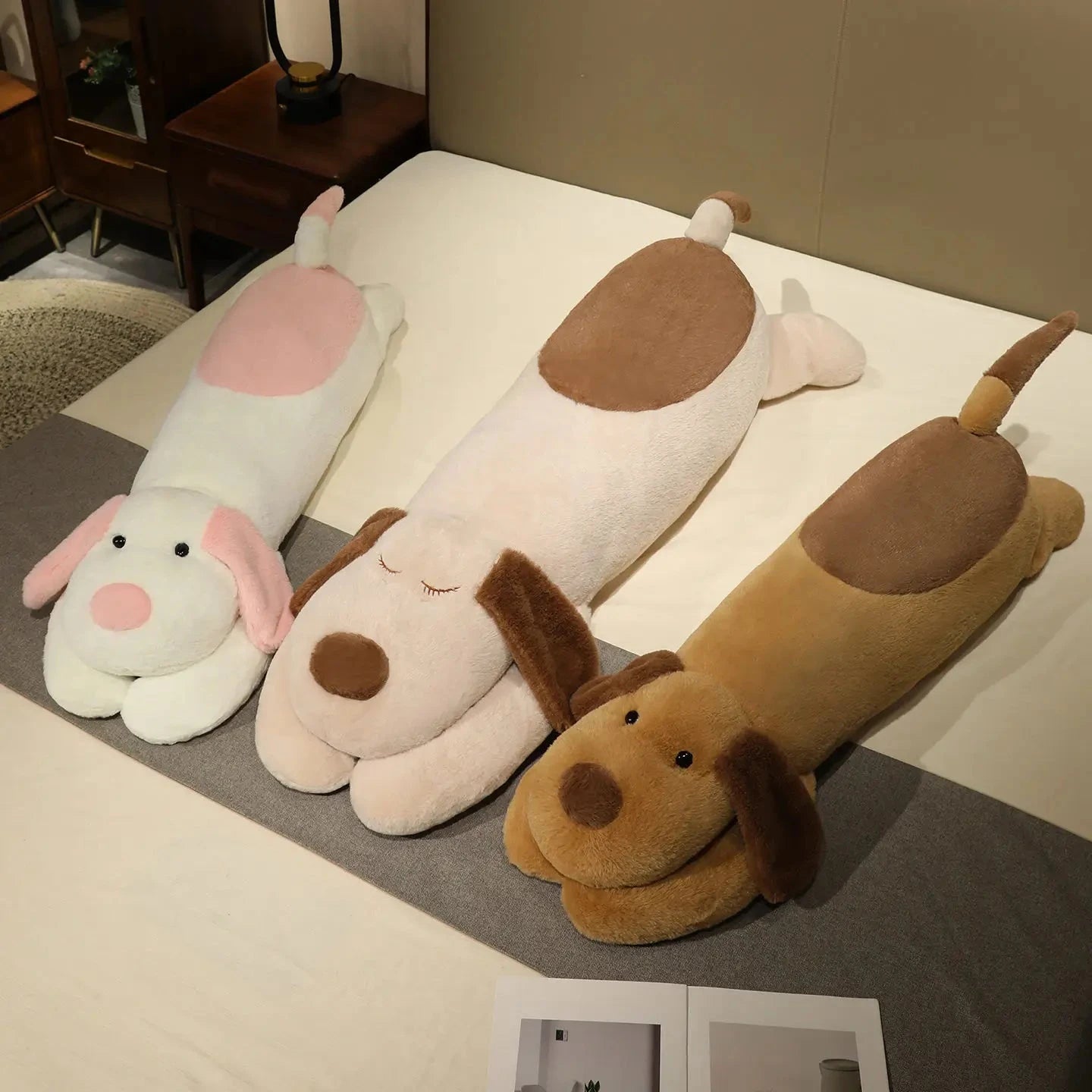 kawaiies-softtoys-plushies-kawaii-plush-Snoozie the Sleepy Puppy Hug Pillow Soft toy 