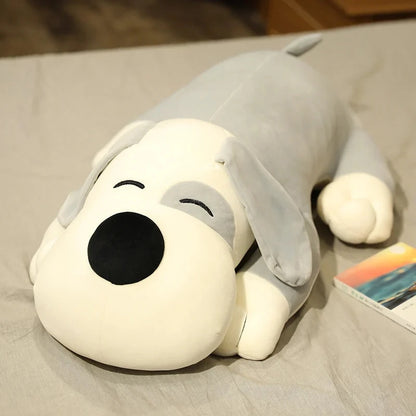 kawaiies-softtoys-plushies-kawaii-plush-Snuffy and Waffles the Kawaii Hound Dog Plushies Soft toy Snuffy (Gray) 50cm 