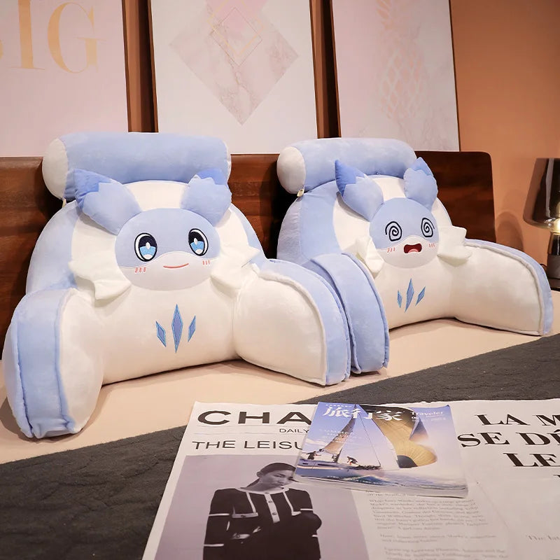 kawaiies-softtoys-plushies-kawaii-plush-Sofi the Cute Baby Blue Hybrid Dragon Cushion Seat Home Decor 
