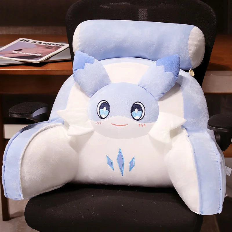 kawaiies-softtoys-plushies-kawaii-plush-Sofi the Cute Baby Blue Hybrid Dragon Cushion Seat Home Decor 