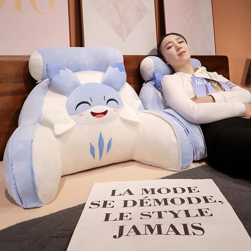 kawaiies-softtoys-plushies-kawaii-plush-Sofi the Cute Baby Blue Hybrid Dragon Cushion Seat Home Decor 