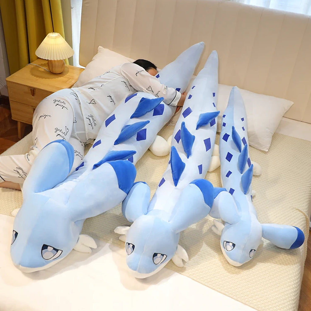 kawaiies-softtoys-plushies-kawaii-plush-Sofi the Long Kawaii Baby Blue Hybrid Dragon Plushie Soft toy 