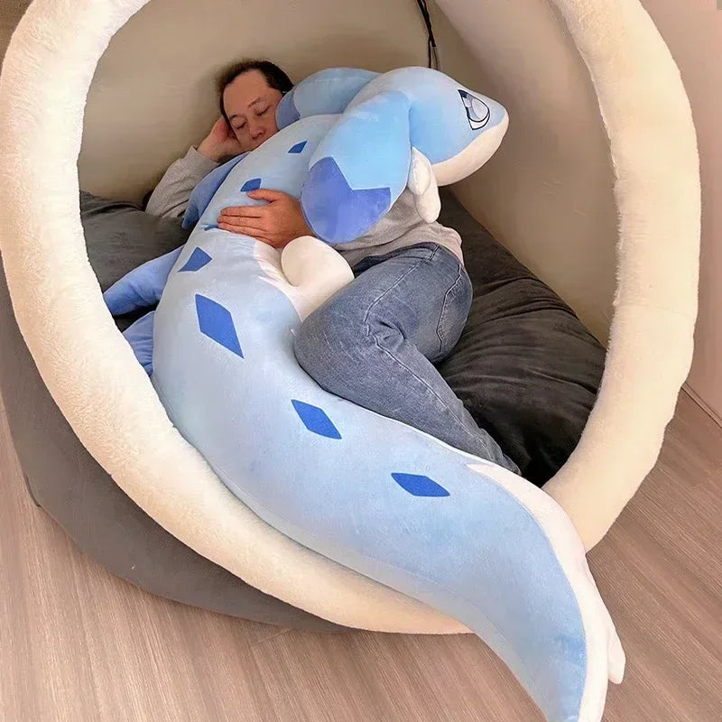 Sofi the Long Kawaii Baby Blue Hybrid Dragon Plushie Kawaiies