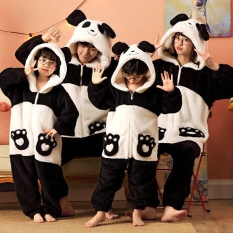 kawaiies-softtoys-plushies-kawaii-plush-Soft Bear Family Fluffy Pyjama 1-Piece Set Apparel 